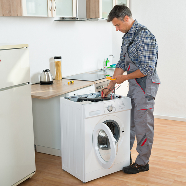 can you walk me through the steps of troubleshooting my washer issue in Poweshiek County